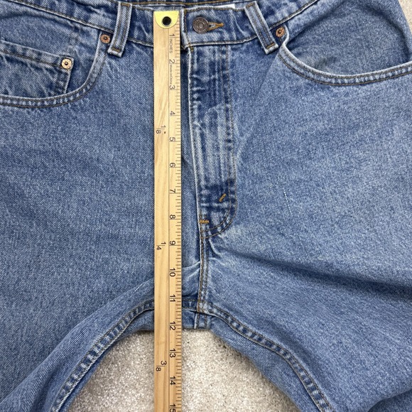 Vintage Levi's 560 Jeans Mens 33x30 Blue Denim Loose Fit Tapered Leg USA 90s - Picture 10 of 14